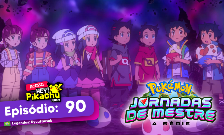 ◓ Anime Pokémon Journeys (Pokémon Jornadas de Mestre) • Episódio 90: Dialga  & Palkia! A Grande Batalha do Tempo e do Espaço!! Parte 2